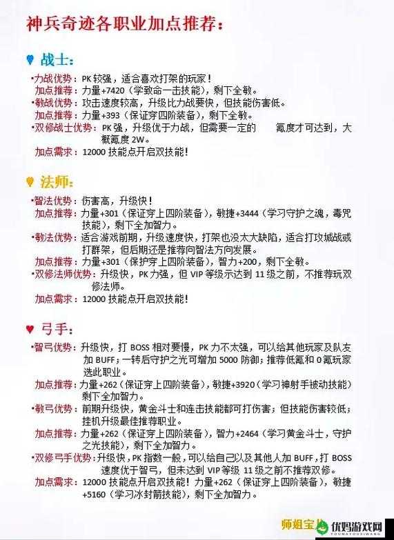 全民奇迹游戏深度解析，各职业加点实用攻略，助你打造个性化专属战斗风格